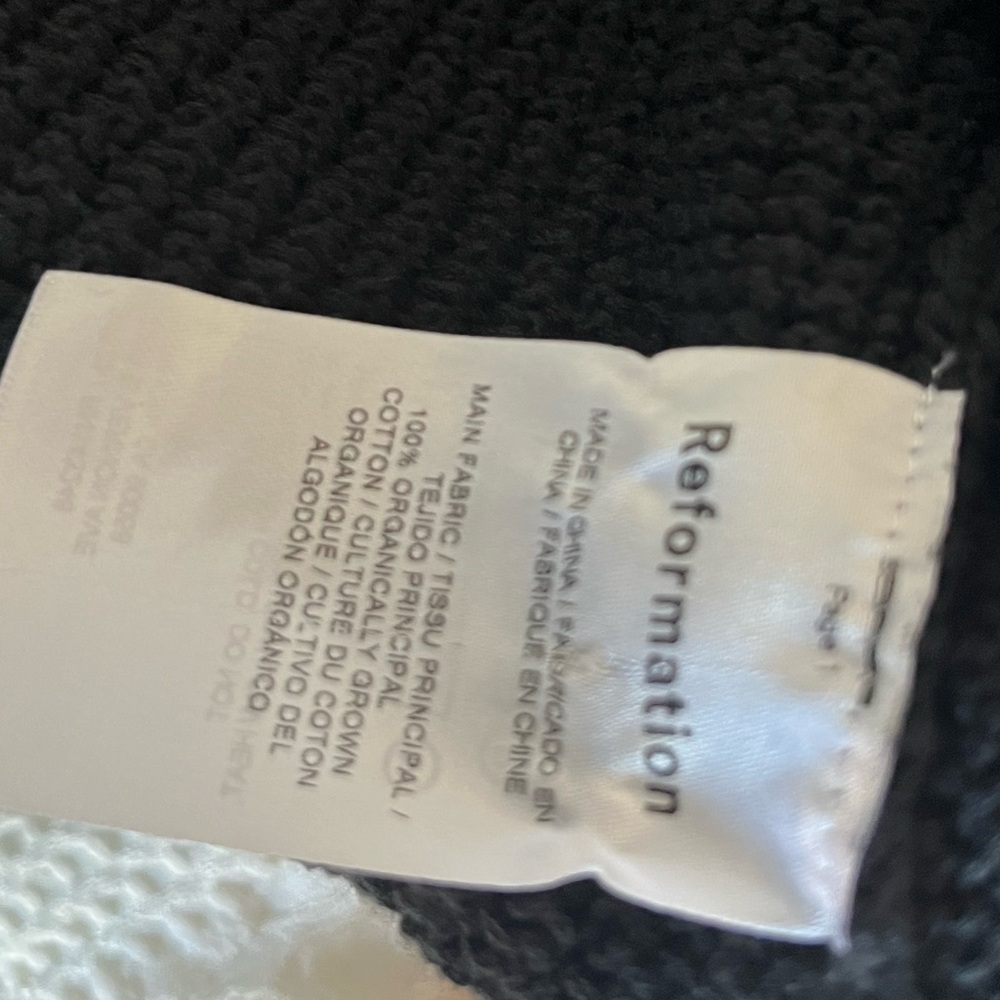 Reformation Venete Dress in Black - Picture 5 of 6